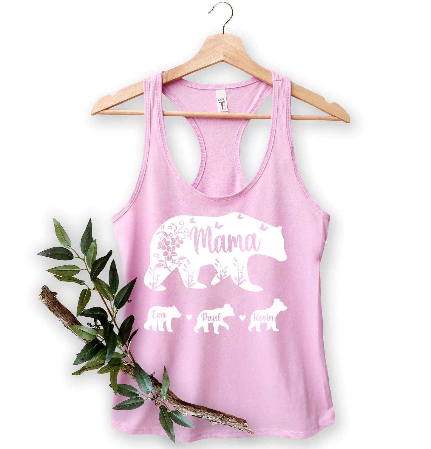 Mama Bear Shirt with Kids Names, Mama Bear Shirt, Custom Mama Bear Shirt-newamarketing