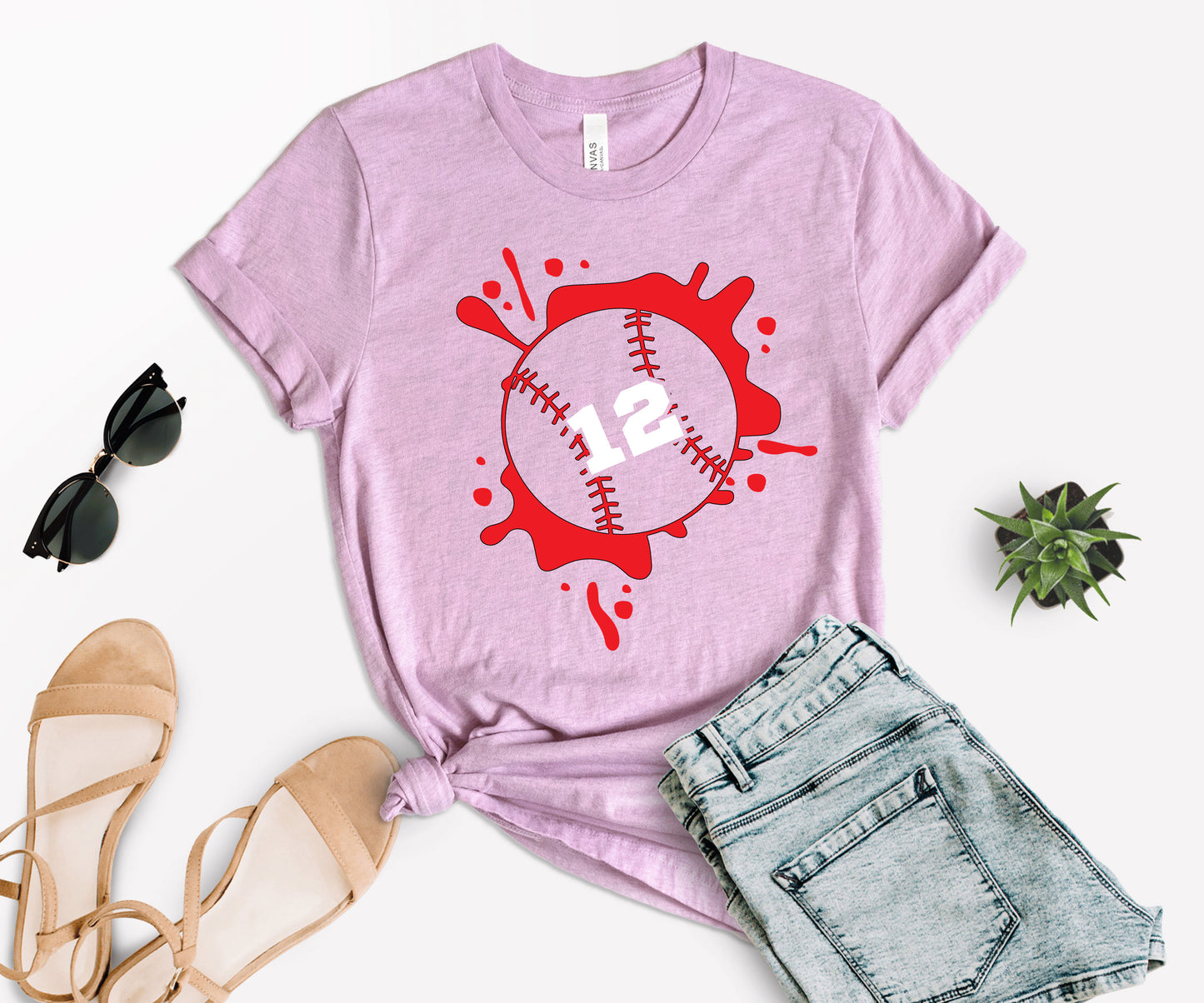 Personalized Baseball Mom Shirt, Baseball Numbers Shirt, Baseball Mom Shirt-newamarketing