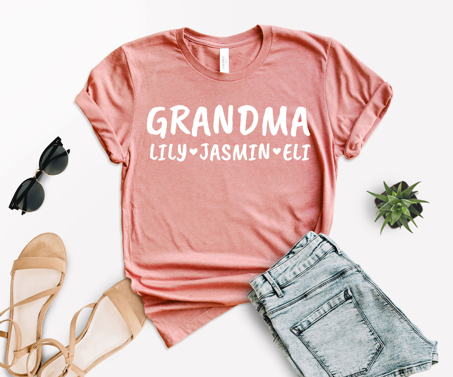 Custom Grandma Shirts, Grandma Shirts, Personalized Grandma Shirts-newamarketing