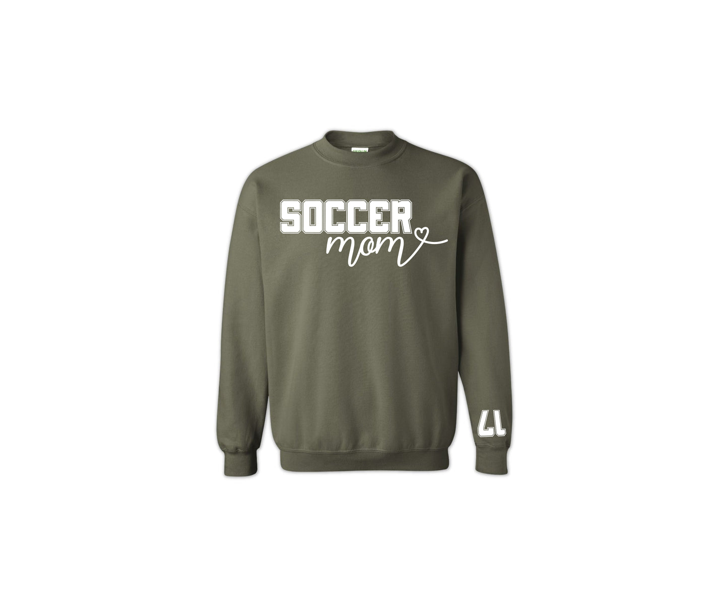 Custom Soccer Mom Sweatshirt, Number Soccer Hoodie, Soccer Mom Sweatshirt-newamarketing
