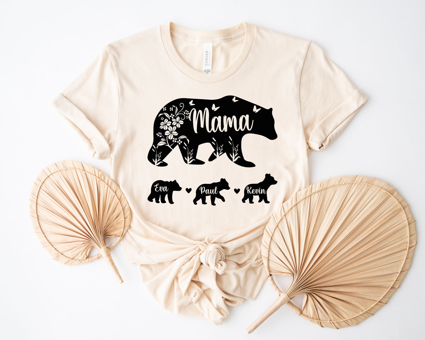 Mama Bear Shirt with Kids Names, Mama Bear Shirt, Custom Mama Bear Shirt-newamarketing
