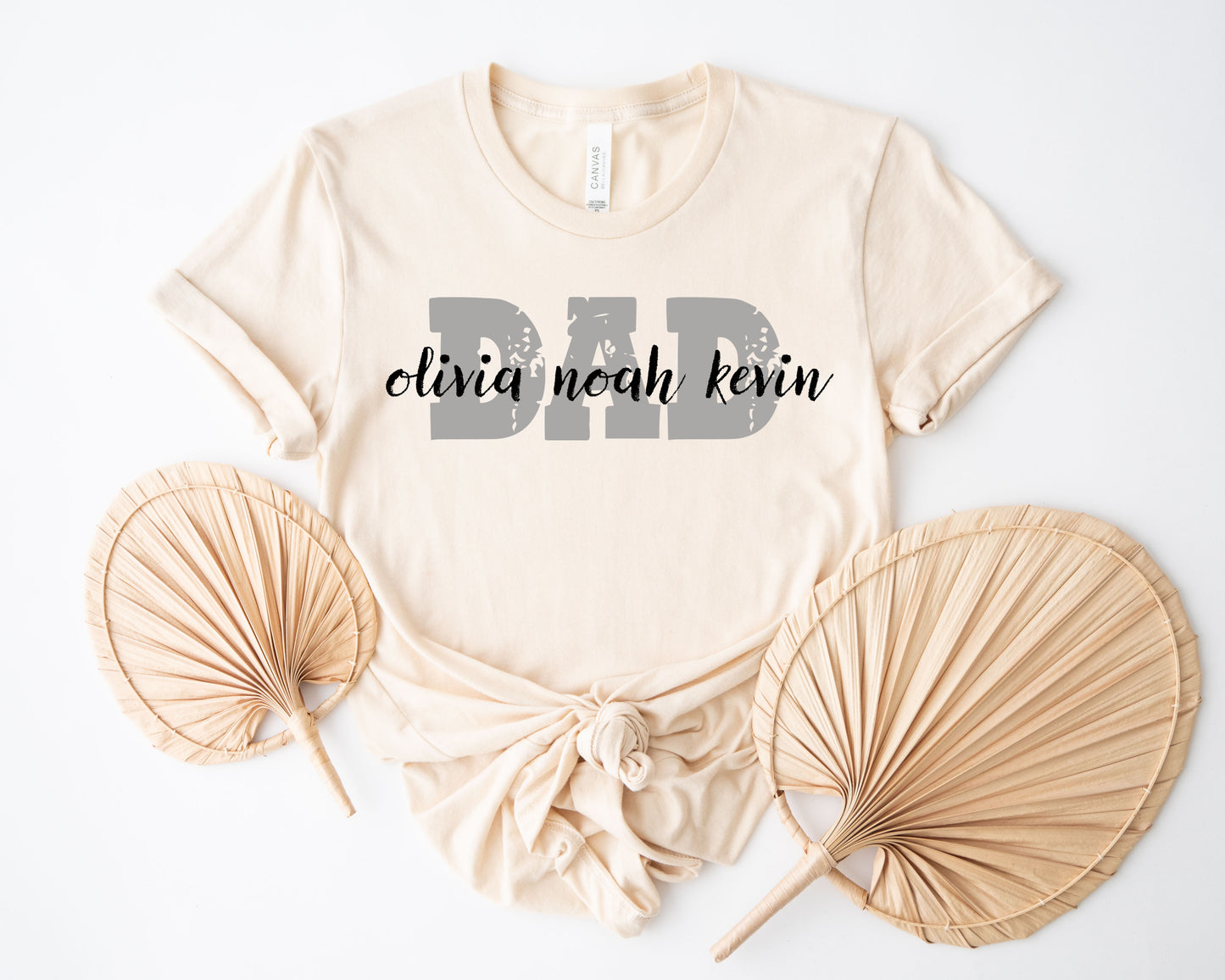 Custom Dad Shirt, Dad Shirt with Kids Names, Custom Father's Day Shirt-newamarketing