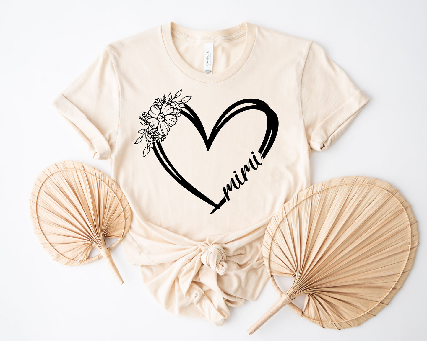 Custom Text Heart Line Shirt, Mom Heart Line Shirt, Personalized Mom Shirt-newamarketing