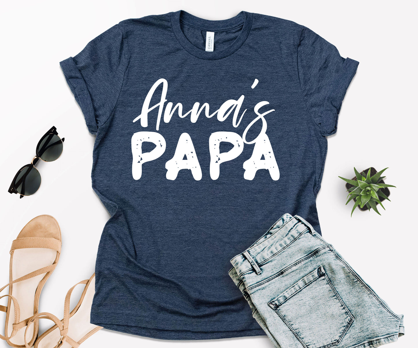 Papa and Papa's Girl Shirts, Custom Matching Papa Shirt, Papa's Girl Shirt-newamarketing