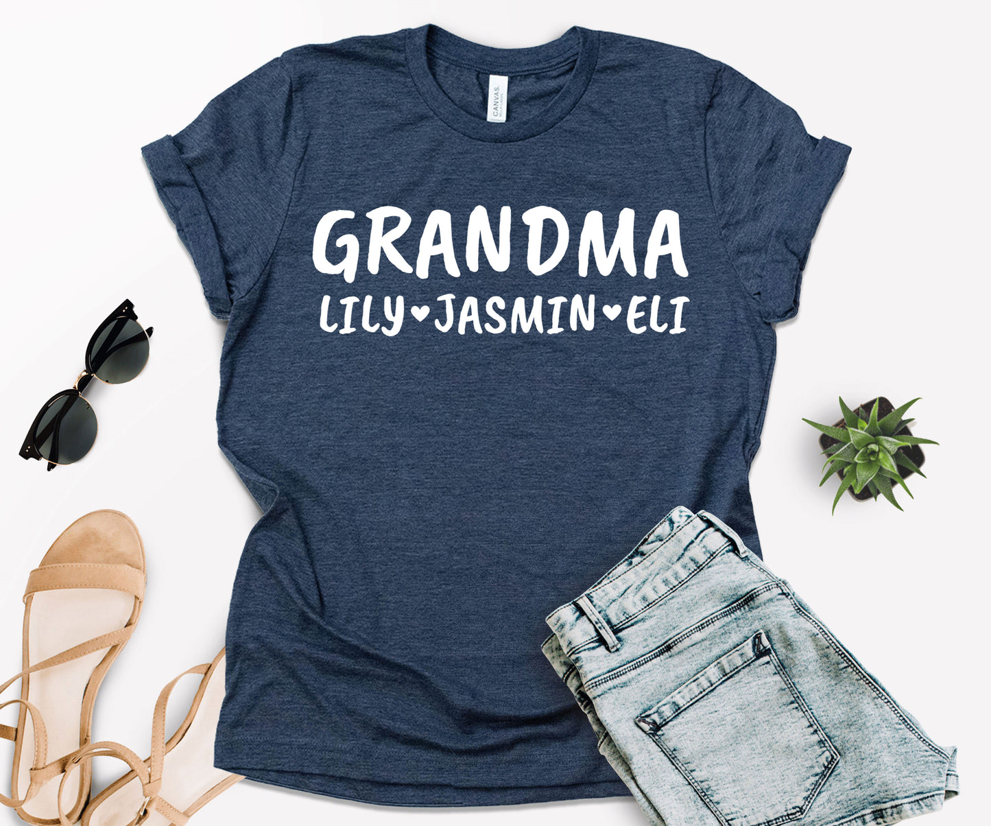 Custom Grandma Shirts, Grandma Shirts, Personalized Grandma Shirts-newamarketing