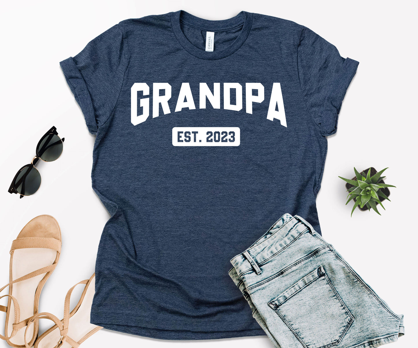 Grandpa Est Shirt, Custom Grandpa Shirt, Grandpa Shirt-newamarketing