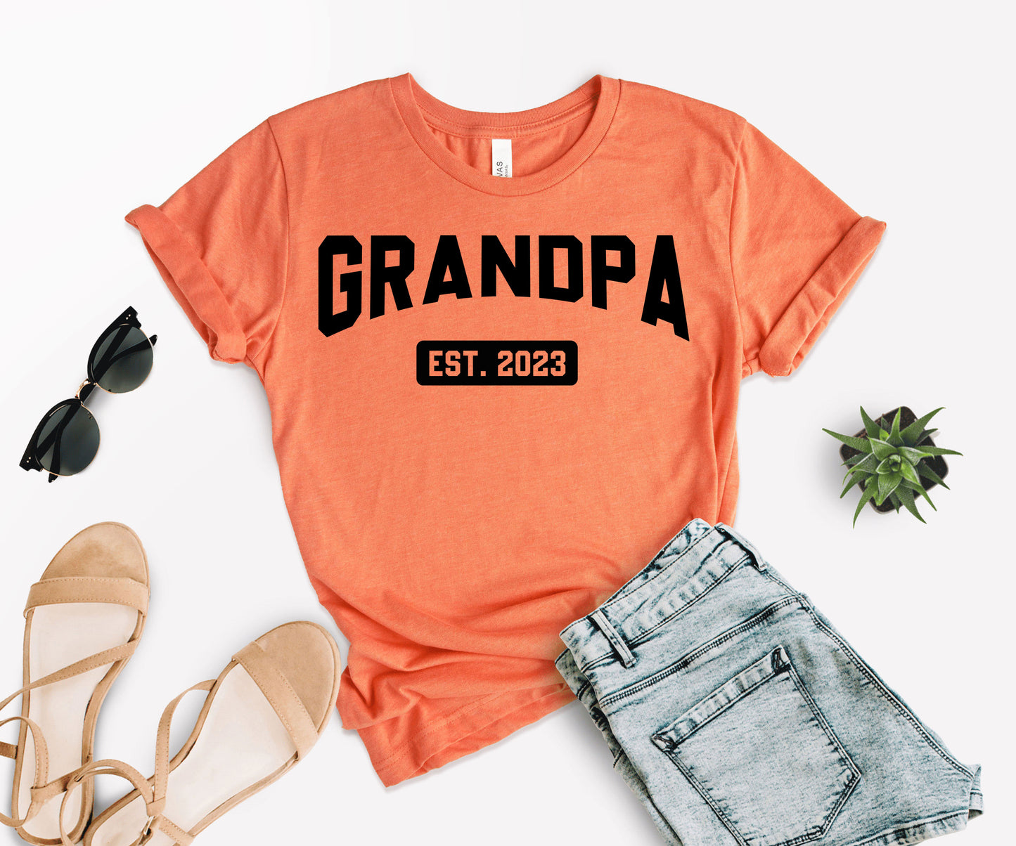 Grandpa Est Shirt, Custom Grandpa Shirt, Grandpa Shirt-newamarketing