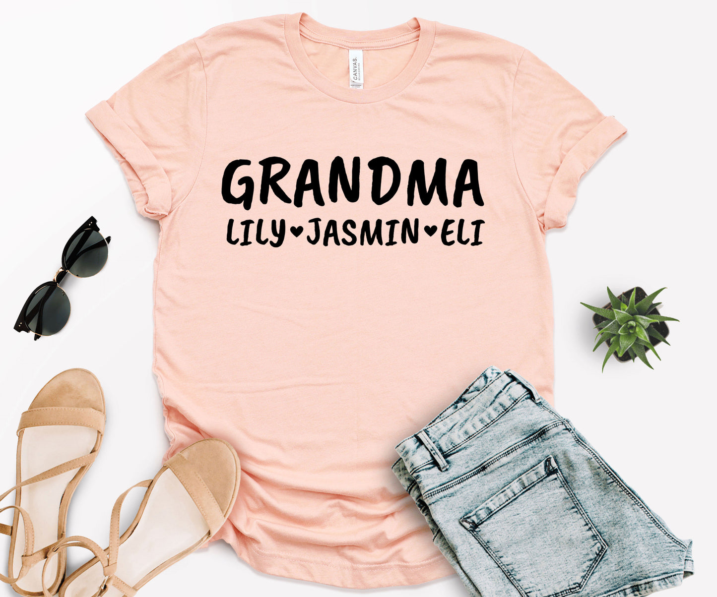 Custom Grandma Shirts, Grandma Shirts, Personalized Grandma Shirts-newamarketing