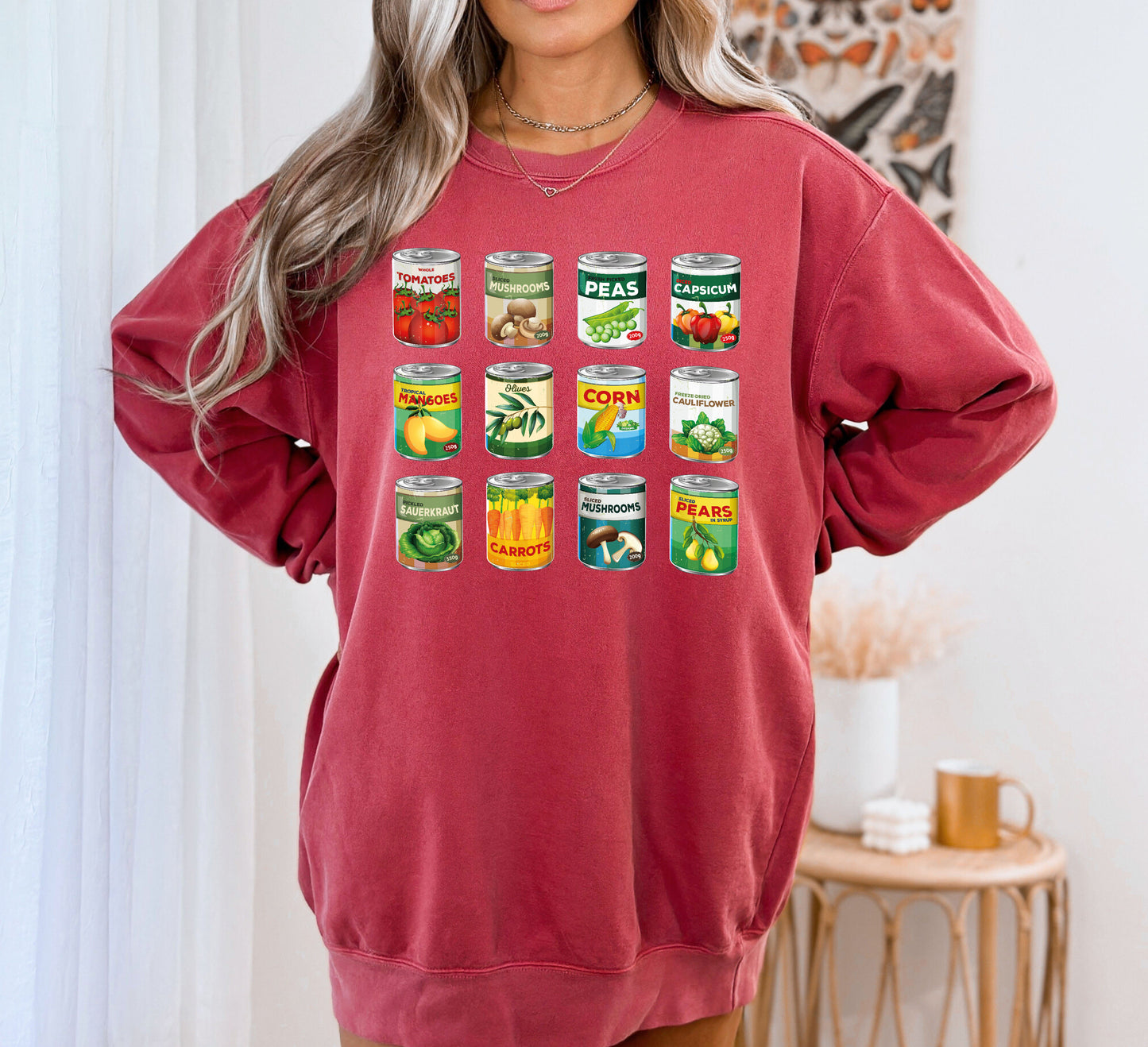 Vintage Canned Pickles Sweatshirt, Pickles Sweatshirt, Comfort Colors Sweater-newamarketing