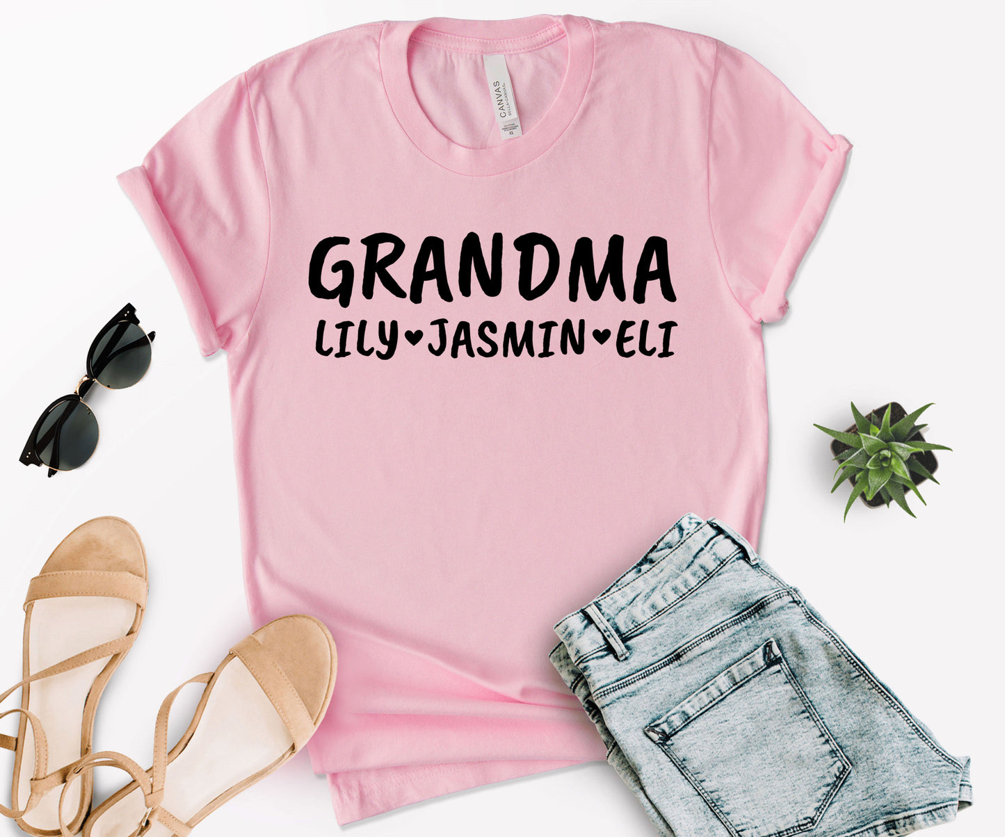 Custom Grandma Shirts, Grandma Shirts, Personalized Grandma Shirts-newamarketing