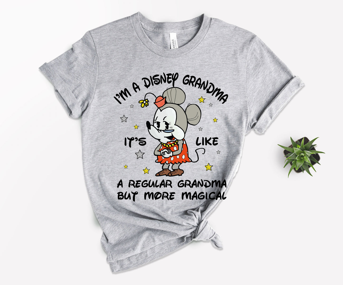 Disney Grandma Shirt, Grandma Minnie Mouse Shirt, Grandma T-shirts-newamarketing