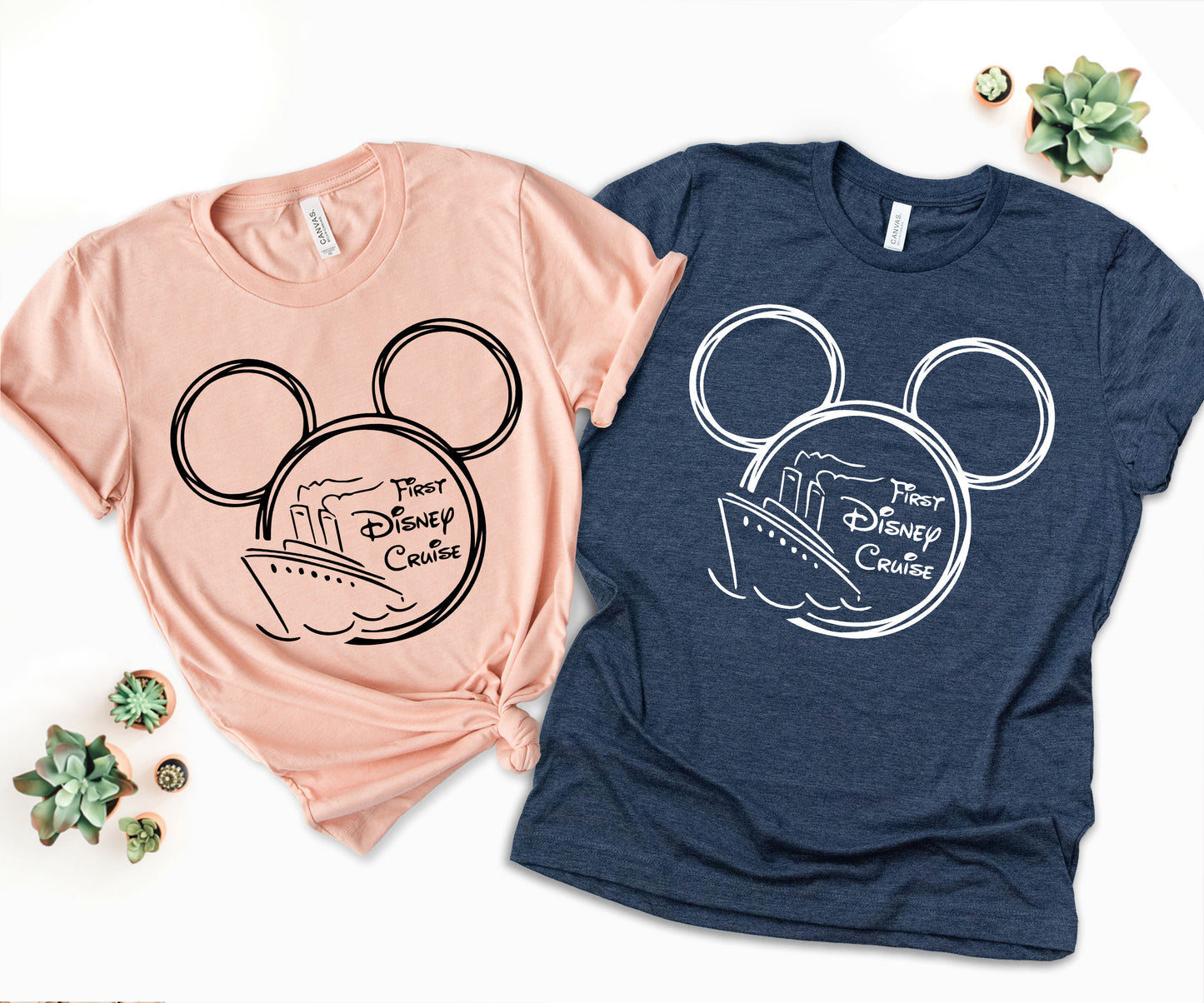 First Disney Cruise Shirt, Disney Family Vacation Shirts, Matching Cruise Shirts-newamarketing