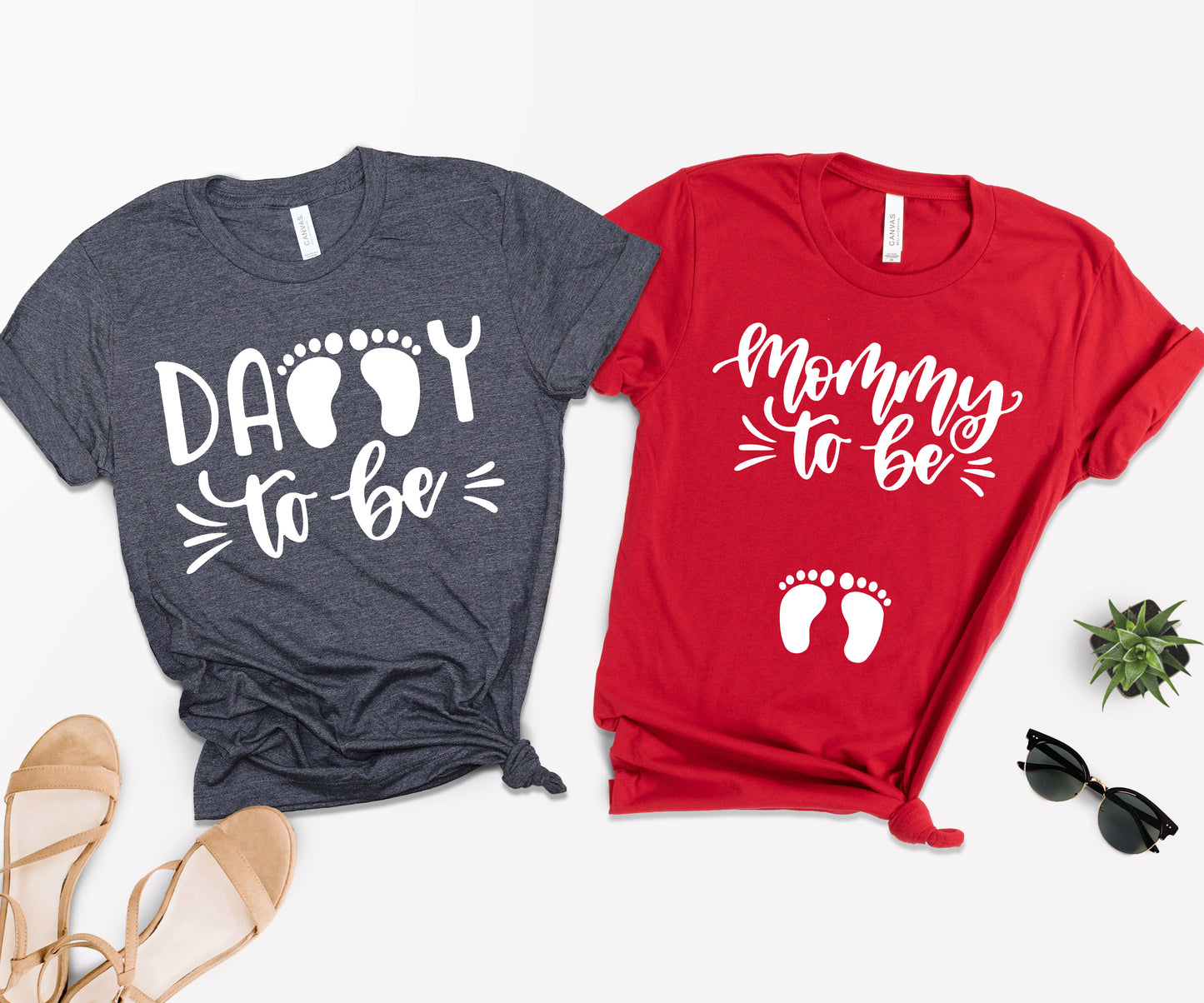 Mommy to Be and Daddy to Be Shirts, Mommy and Daddy Matching Shirts, New Parents Shirts-newamarketing