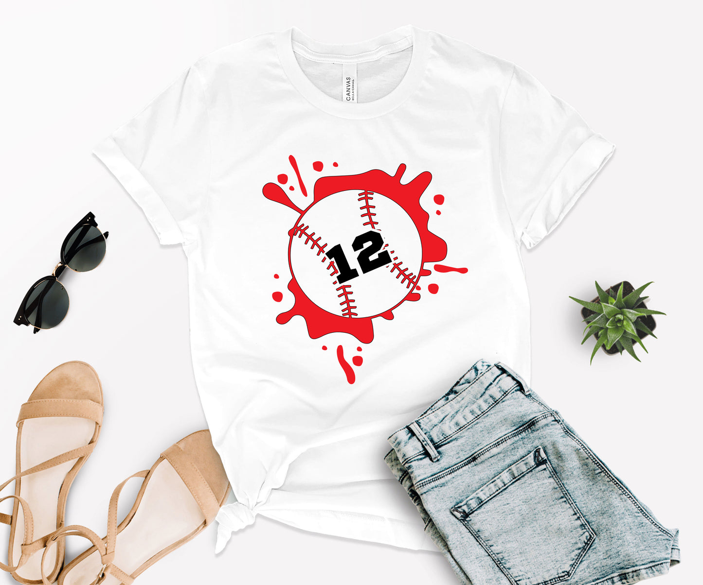 Personalized Baseball Mom Shirt, Baseball Numbers Shirt, Baseball Mom Shirt-newamarketing