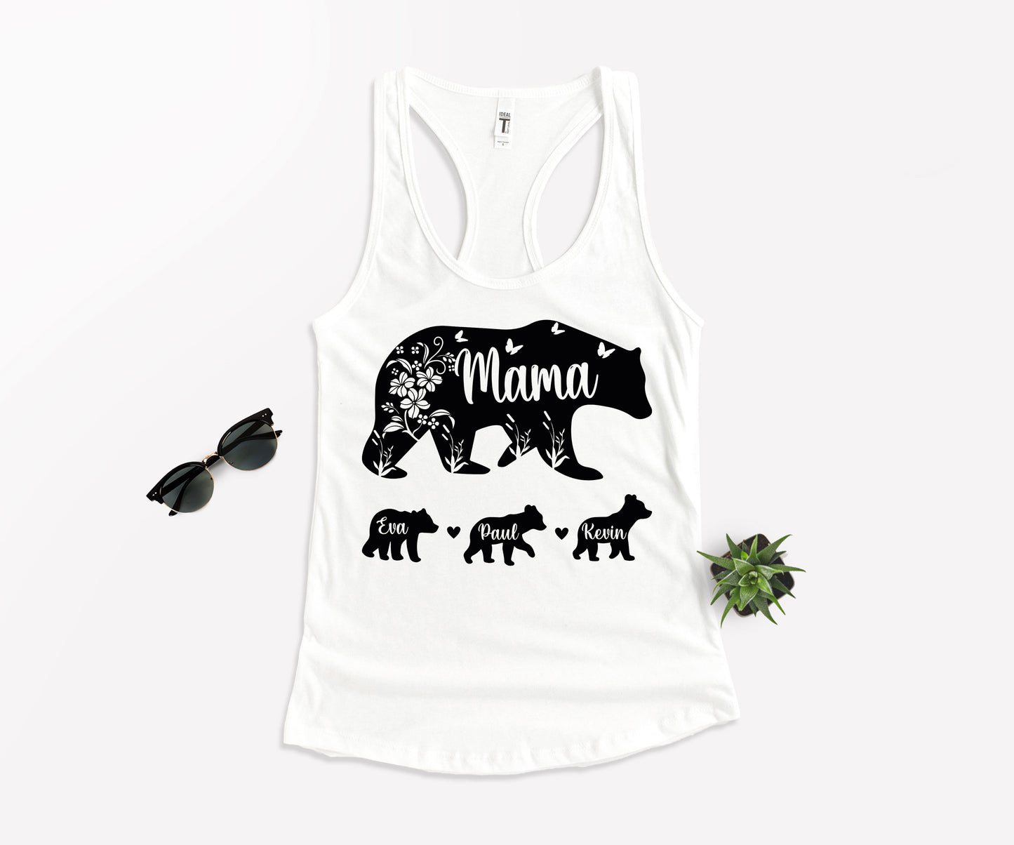 Mama Bear Shirt with Kids Names, Mama Bear Shirt, Custom Mama Bear Shirt-newamarketing
