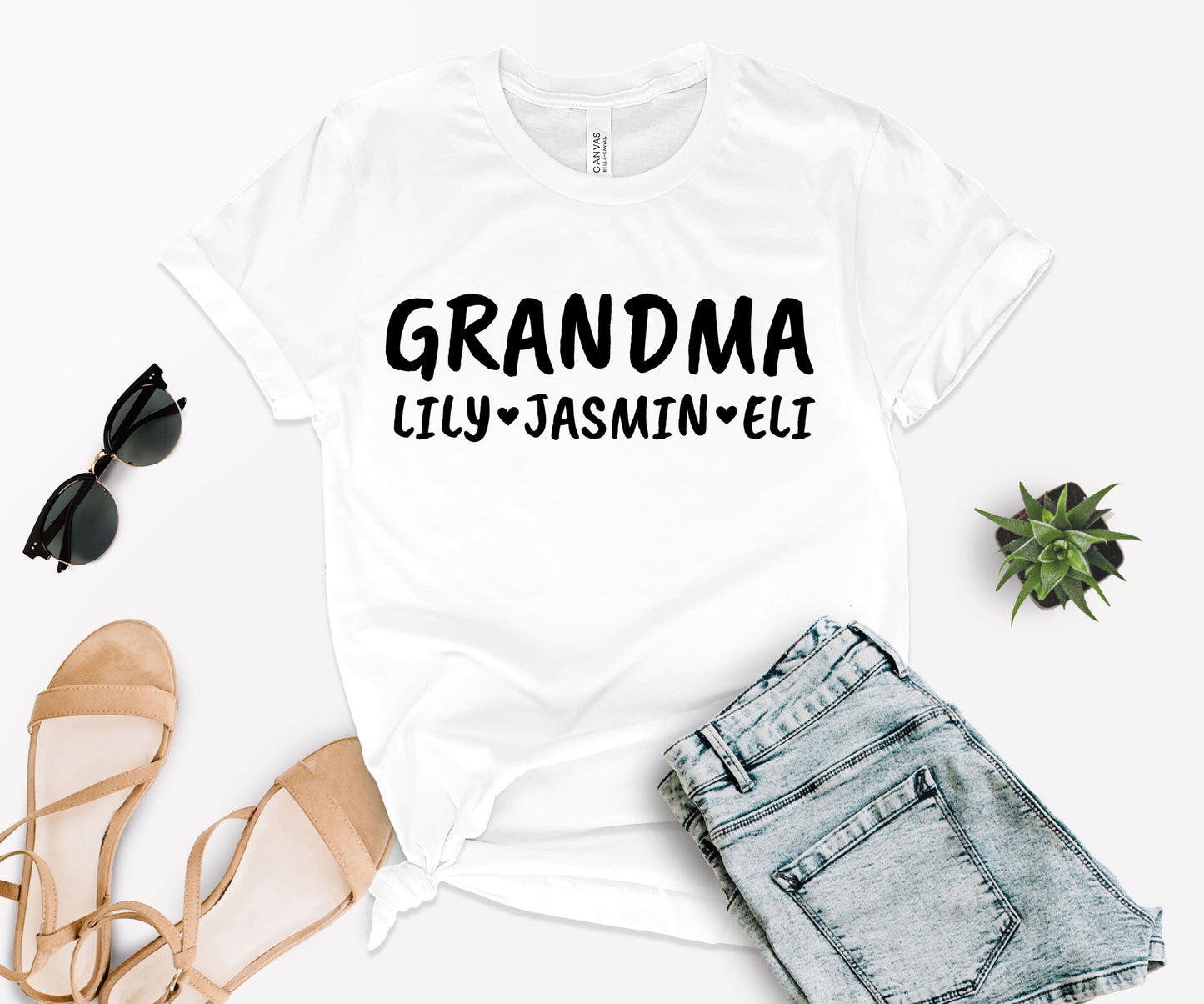 Custom Grandma Shirts, Grandma Shirts, Personalized Grandma Shirts-newamarketing