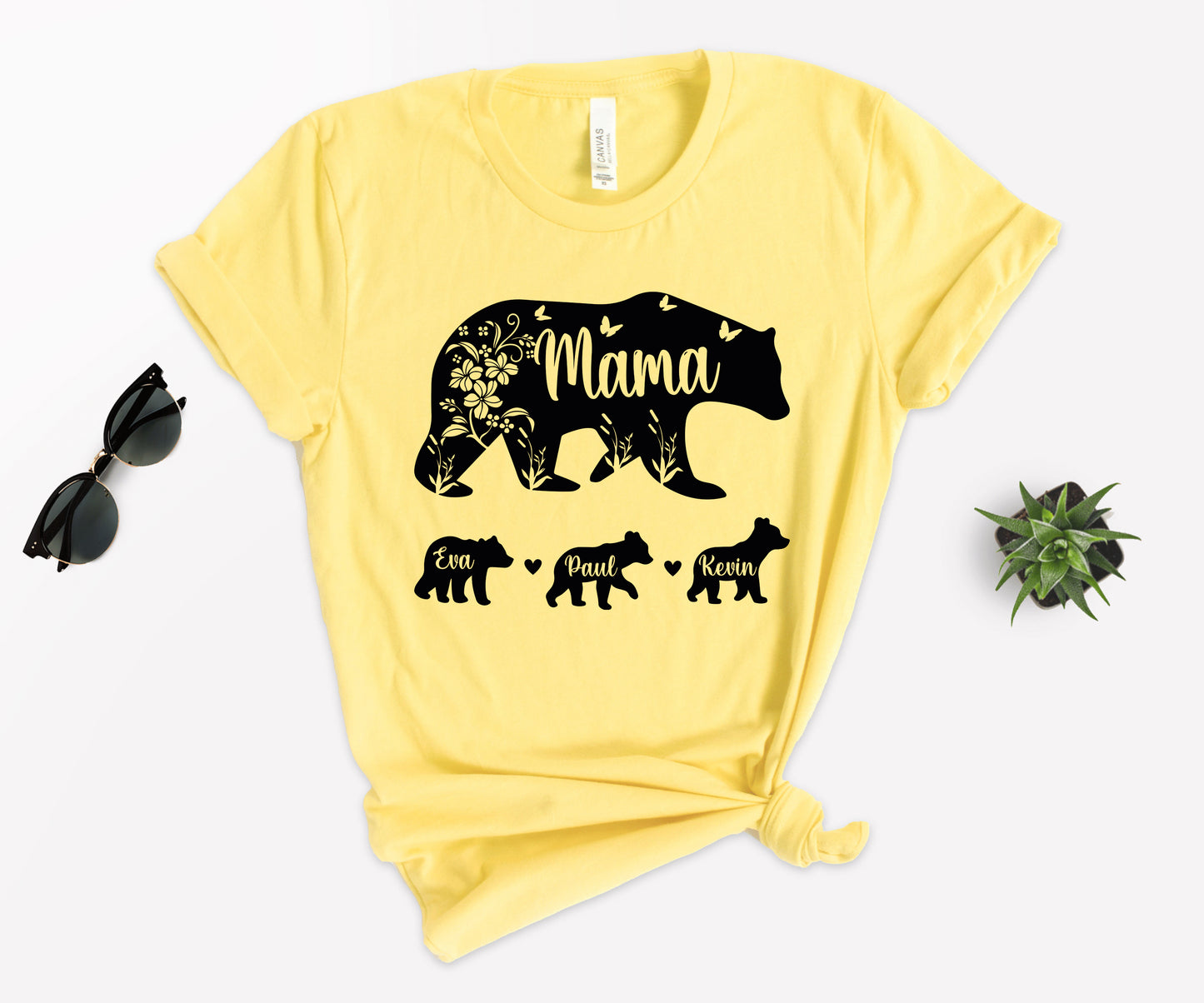 Mama Bear Shirt with Kids Names, Mama Bear Shirt, Custom Mama Bear Shirt-newamarketing