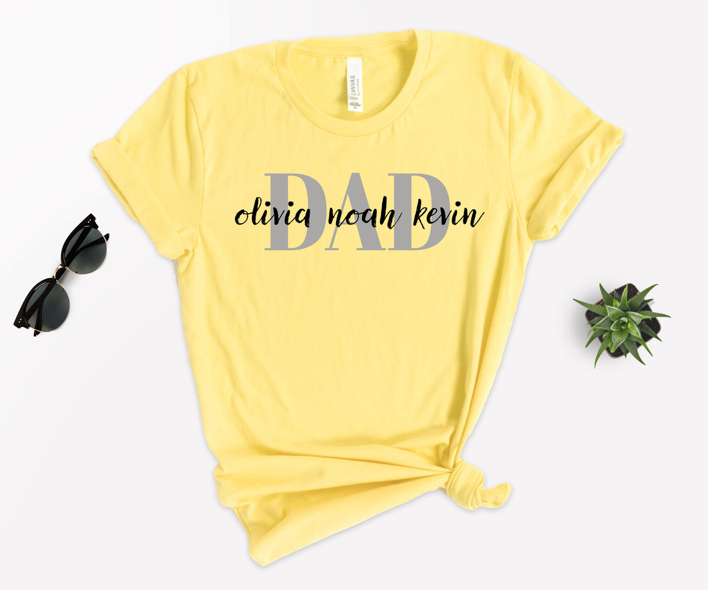 Custom Dad Shirt, Custom Dad Shirt with Kids Names, Father's Day Shirt-newamarketing