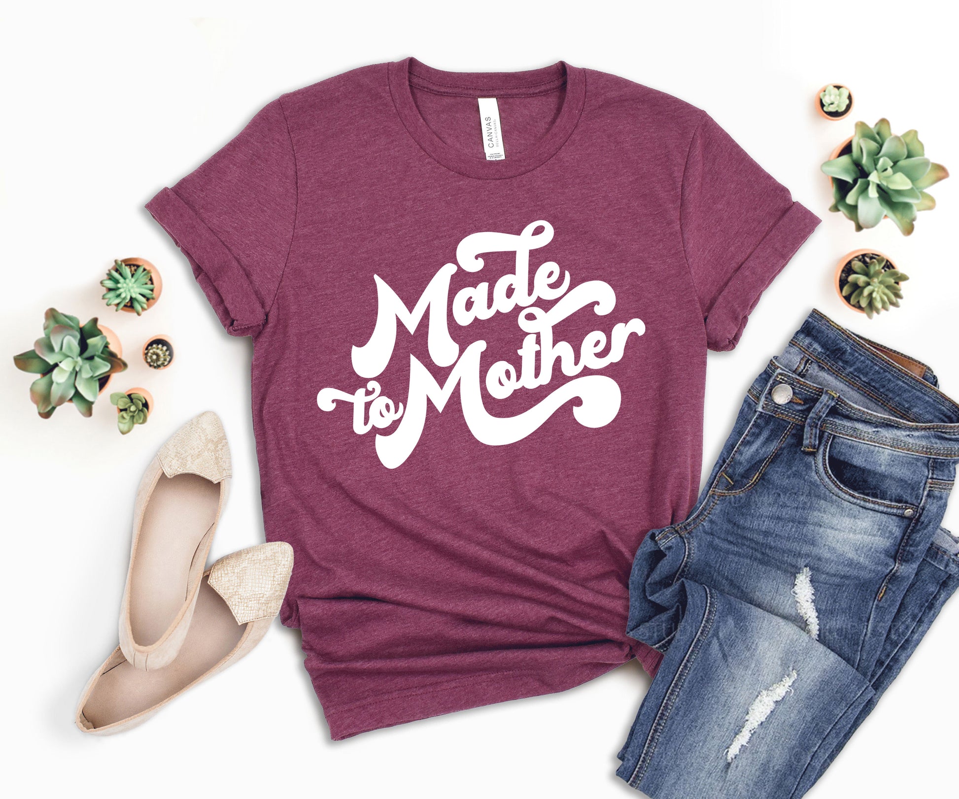 Made to Mother Shirt, T-shirts for Mom, Mom Life T-shirts-newamarketing