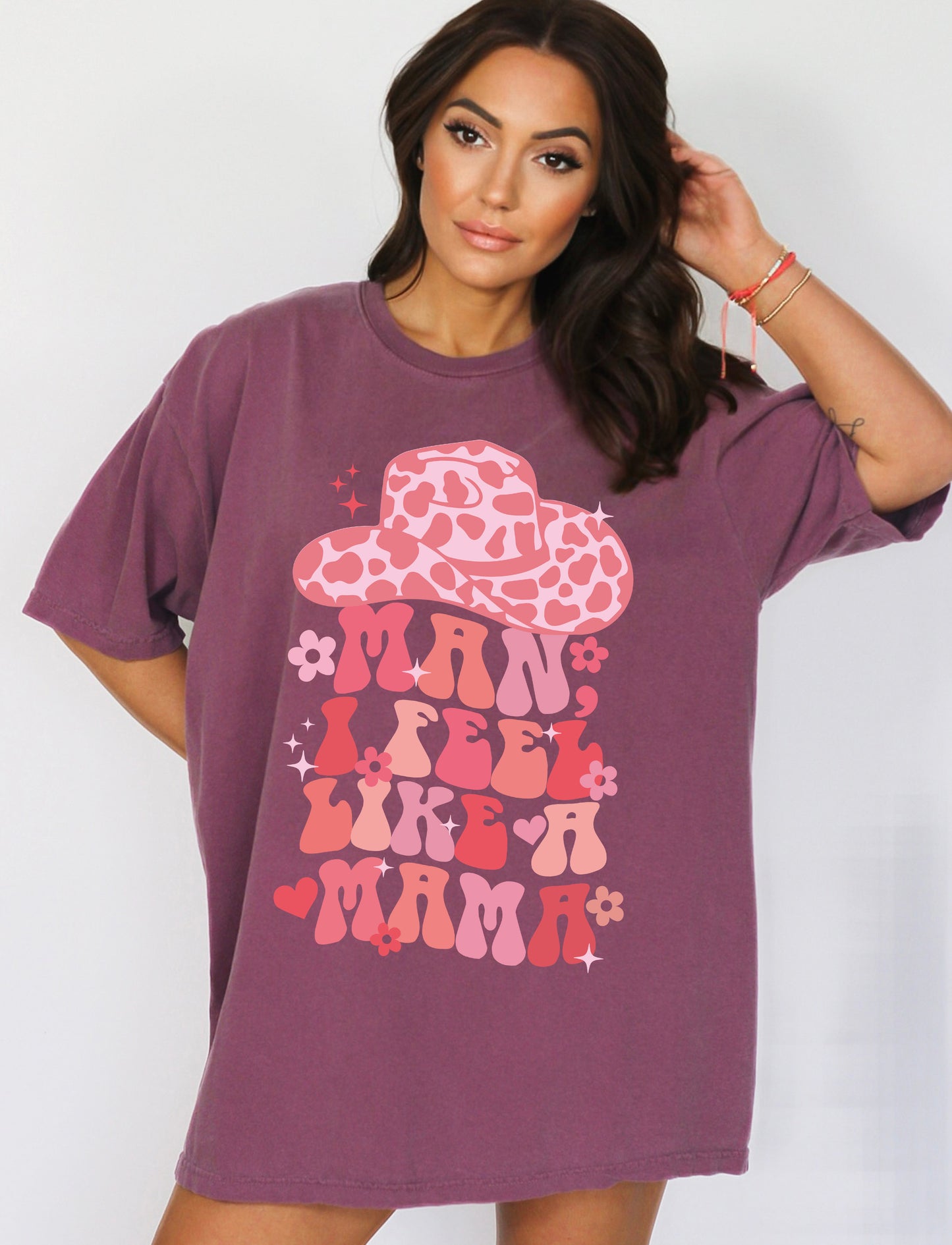 Man I Feel Like A Woman Shirt, Mother's Day Shirt, Western Mama Shirt-newamarketing