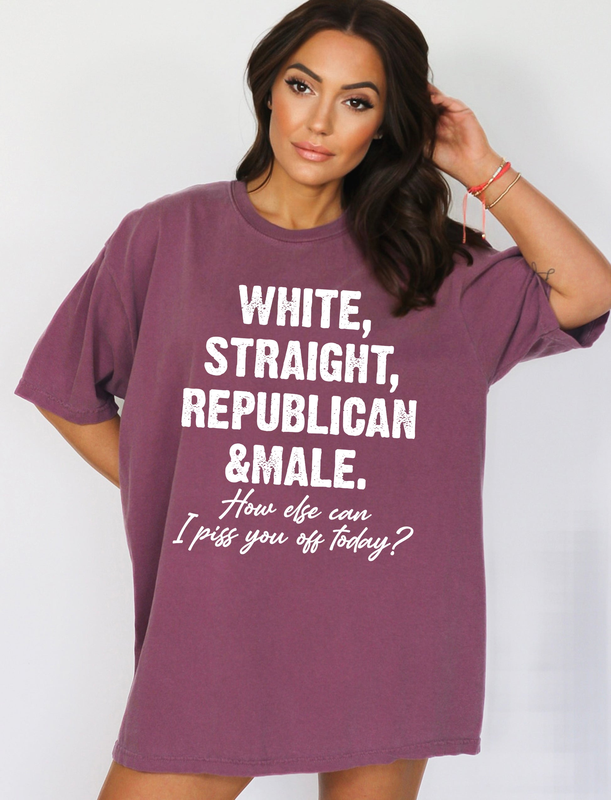 Straight White Male Shirt, Funny Patriotic Shirt, Comfort Colors T-Shirts-newamarketing