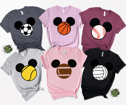 Disney Soccer Shirt, Disney Matching Shirt, Mickey Mouse Soccer Shirt-newamarketing