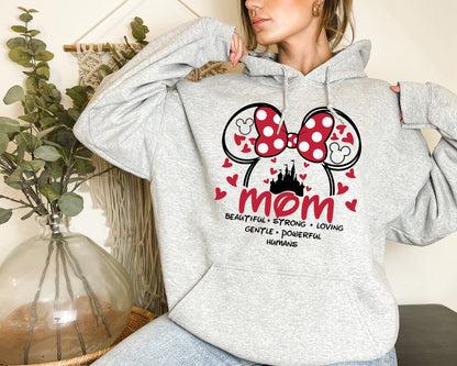 Minnie Mouse Sweatshirt, Minnie Mouse Hoodie, Womens Minnie Sweatshirt-newamarketing