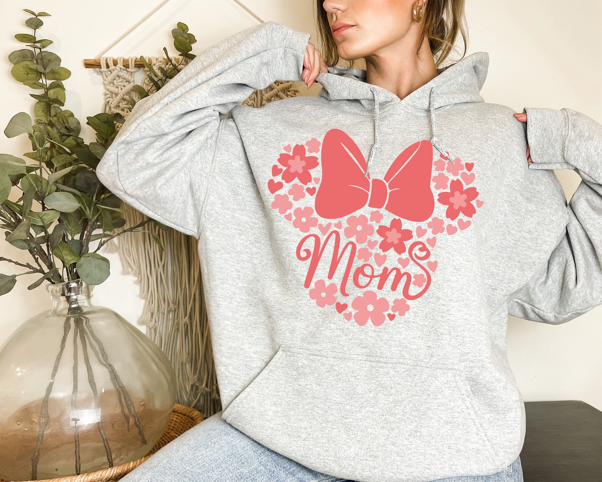 Disney Mom Sweatshirt, Minnie Mouse Hoodies, Minnie Sweatshirt Womens-newamarketing