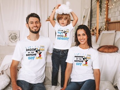 Disney Birthday Shirts, Family Disney Birthday Shirts, Disney Custom Shirts-newamarketing