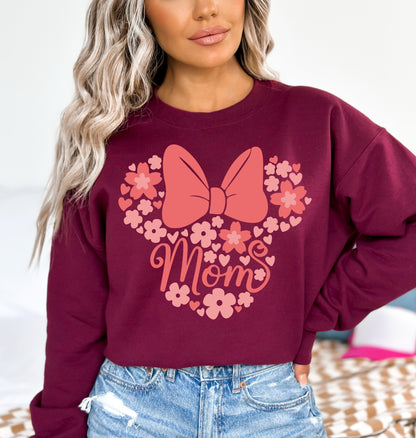 Disney Mom Sweatshirt, Minnie Mouse Hoodies, Minnie Sweatshirt Womens-newamarketing