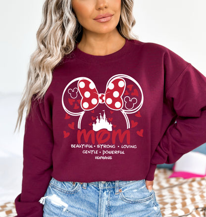 Minnie Mouse Sweatshirt, Minnie Mouse Hoodie, Womens Minnie Sweatshirt-newamarketing