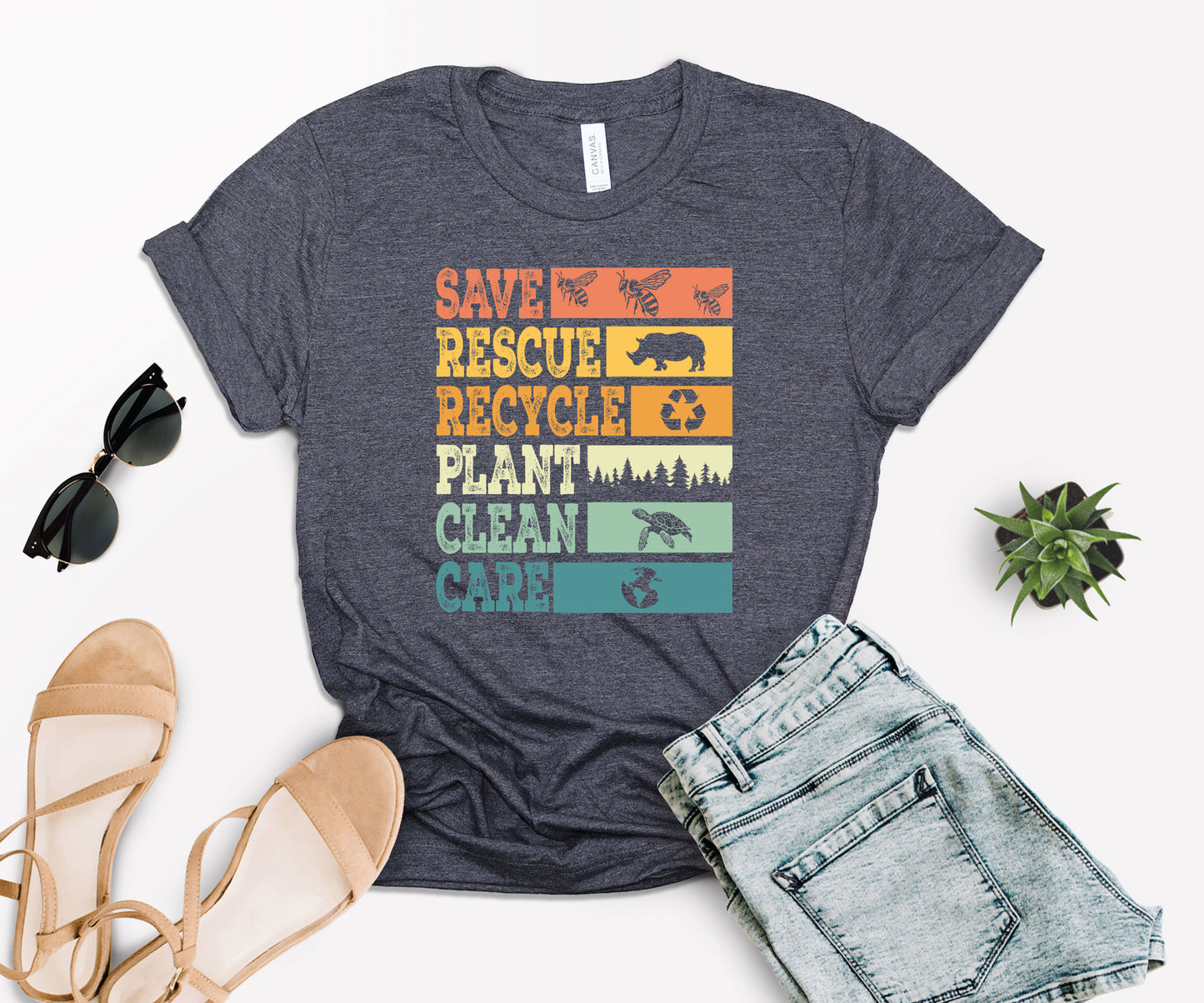 Save The World Shirt, Save The Planet Tee, Nature Lover T-Shirt-newamarketing