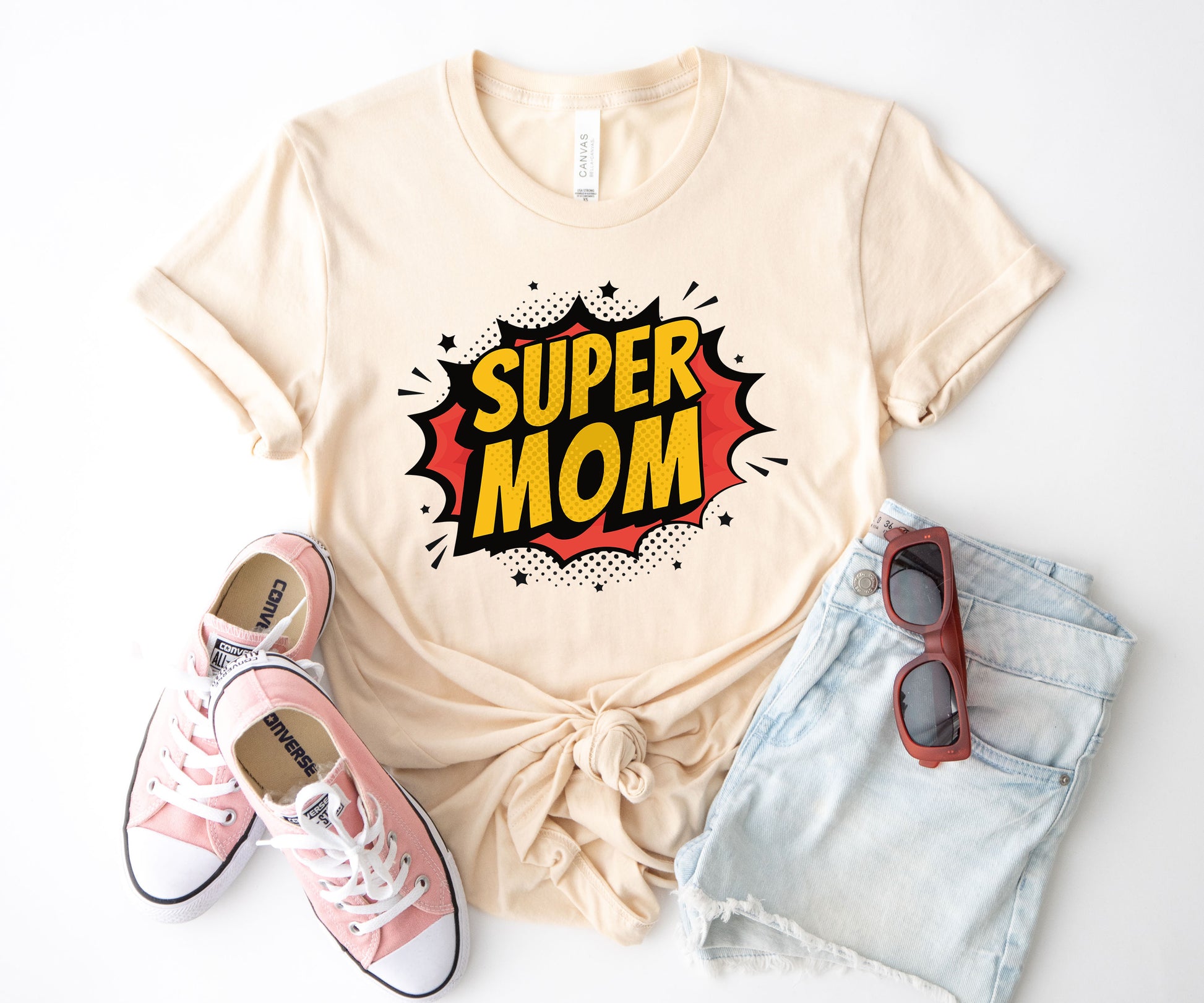 Supermom Shirt, Supermom T-Shirt, Super Hero Mom Shirt, Best Mom Day Gift-newamarketing