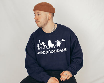 Squad Goals Sweatshirt, Squad Hoodie, Disney Squad Family Shirts-newamarketing