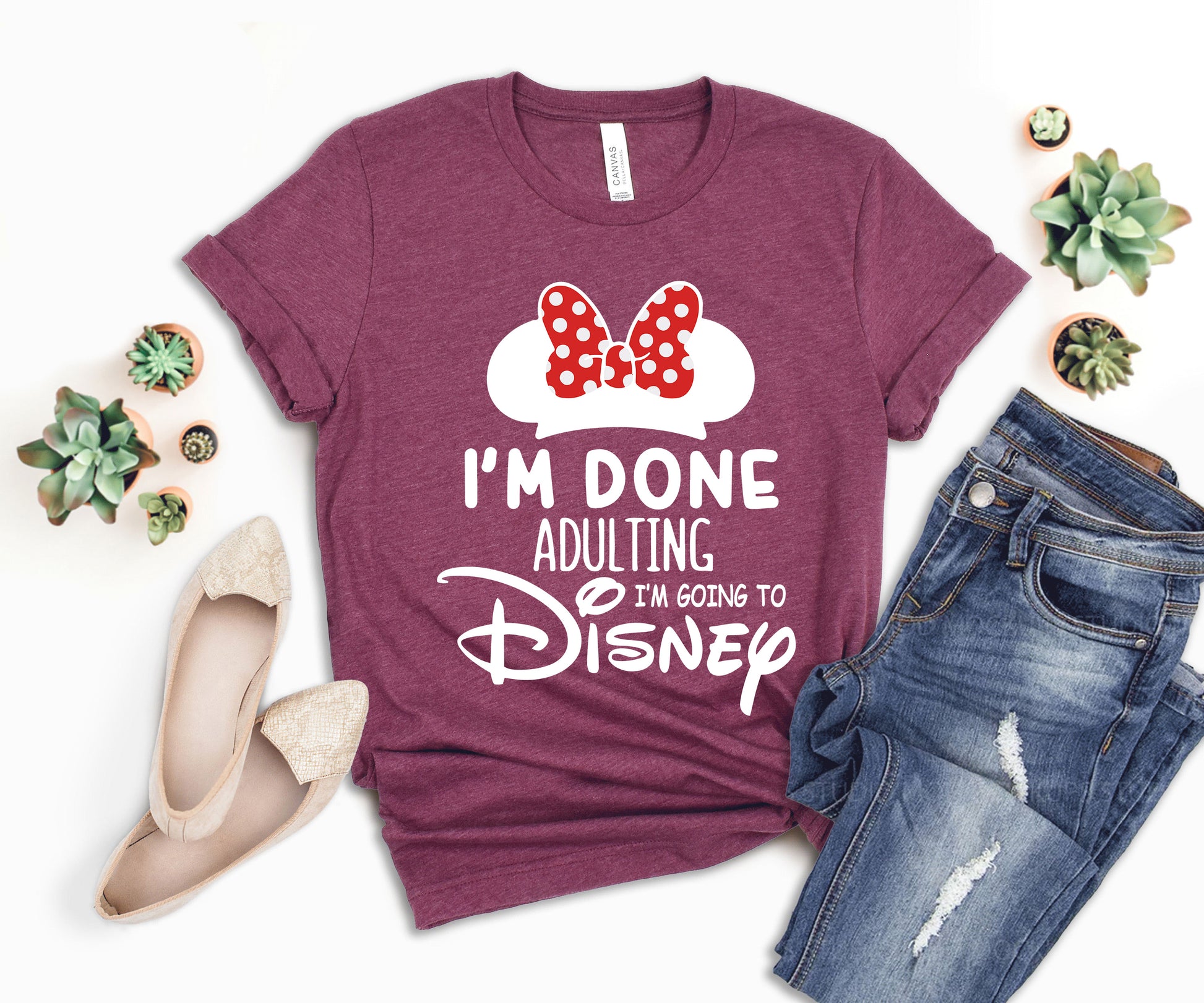 I'm Done Adulting I'm Going to Disney Shirt, Funny Disneyland Shirt-newamarketing