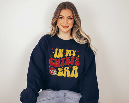 In My Chiefs Era Sweatshirt, Kansas City Chiefs Crewneck, Kelce Sweatshirt-newamarketing