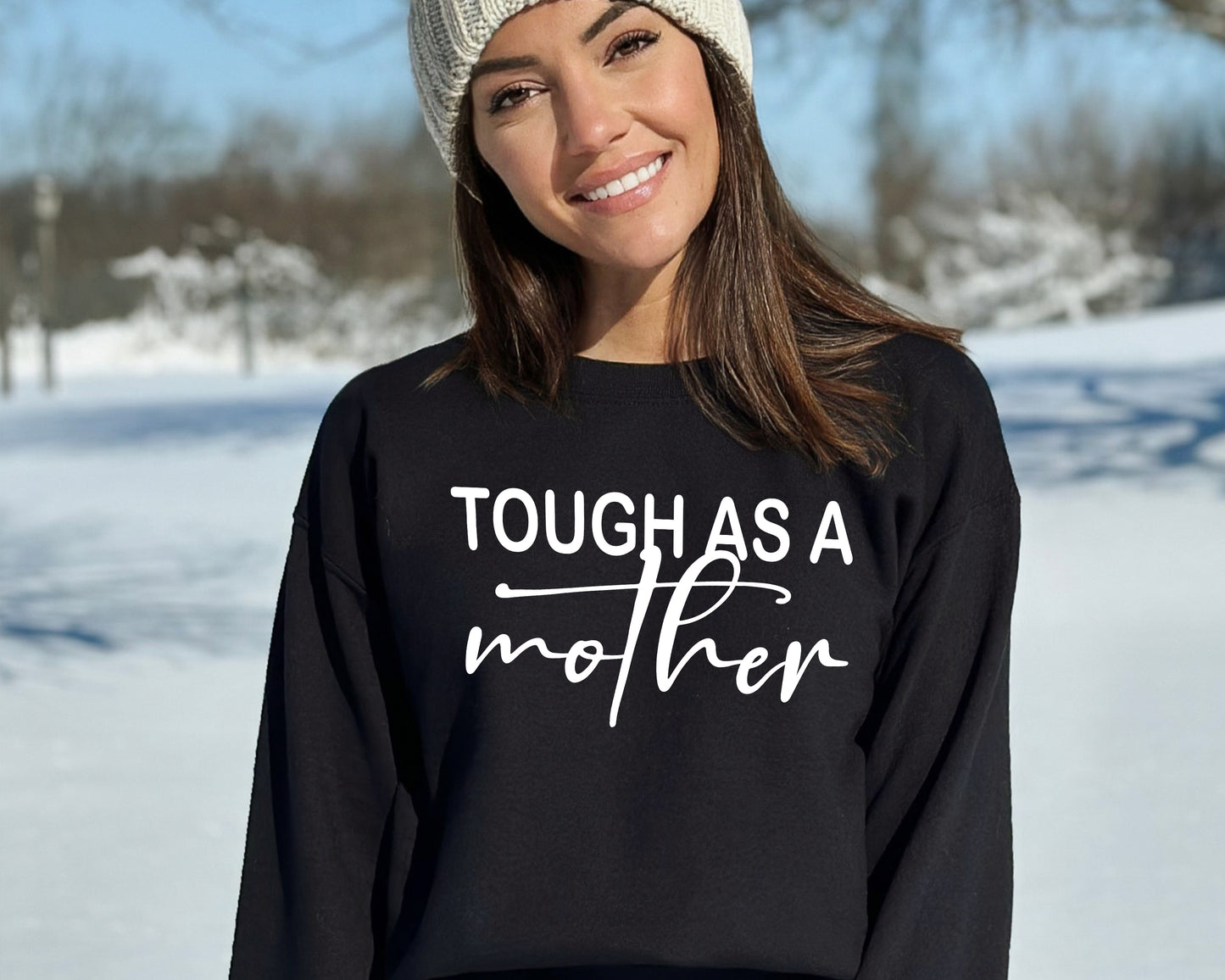 Tough As A Mother Sweatshirt, Mothers Day Gift, Mom Life Hoodie-newamarketing