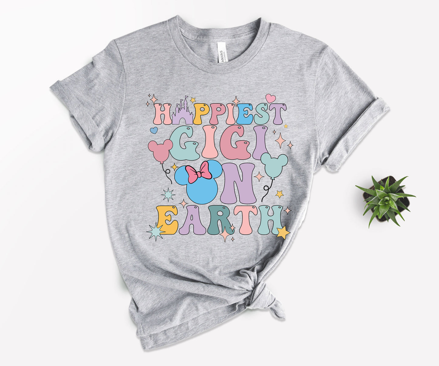 Happiest Gigi on Earth Shirt, Disney Grandma Shirt, Gigi Disney Shirt-newamarketing