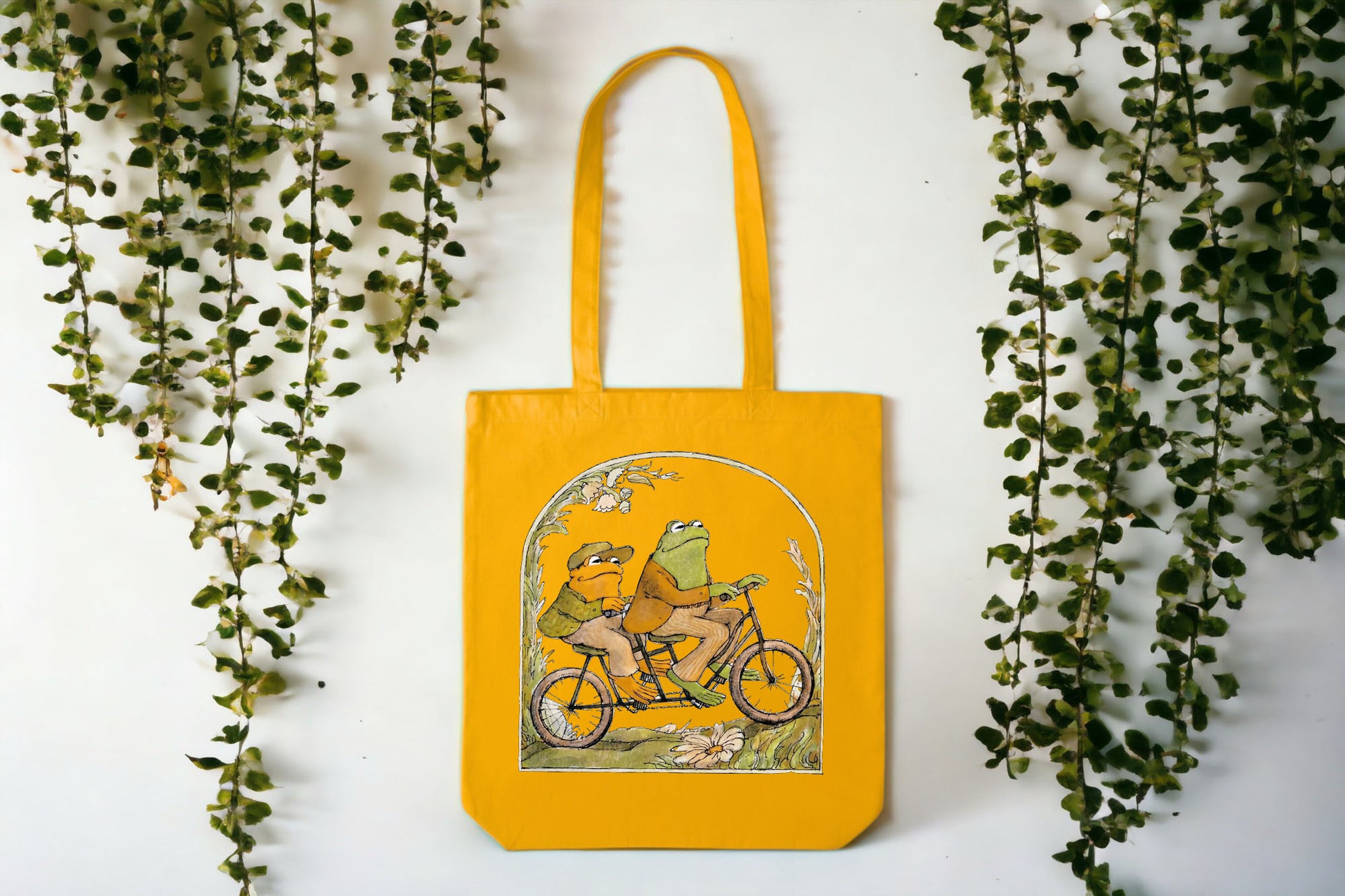 Frog and Toad Tote Bag, Frog Tote Bag, Cute Frog Tote Bag-newamarketing