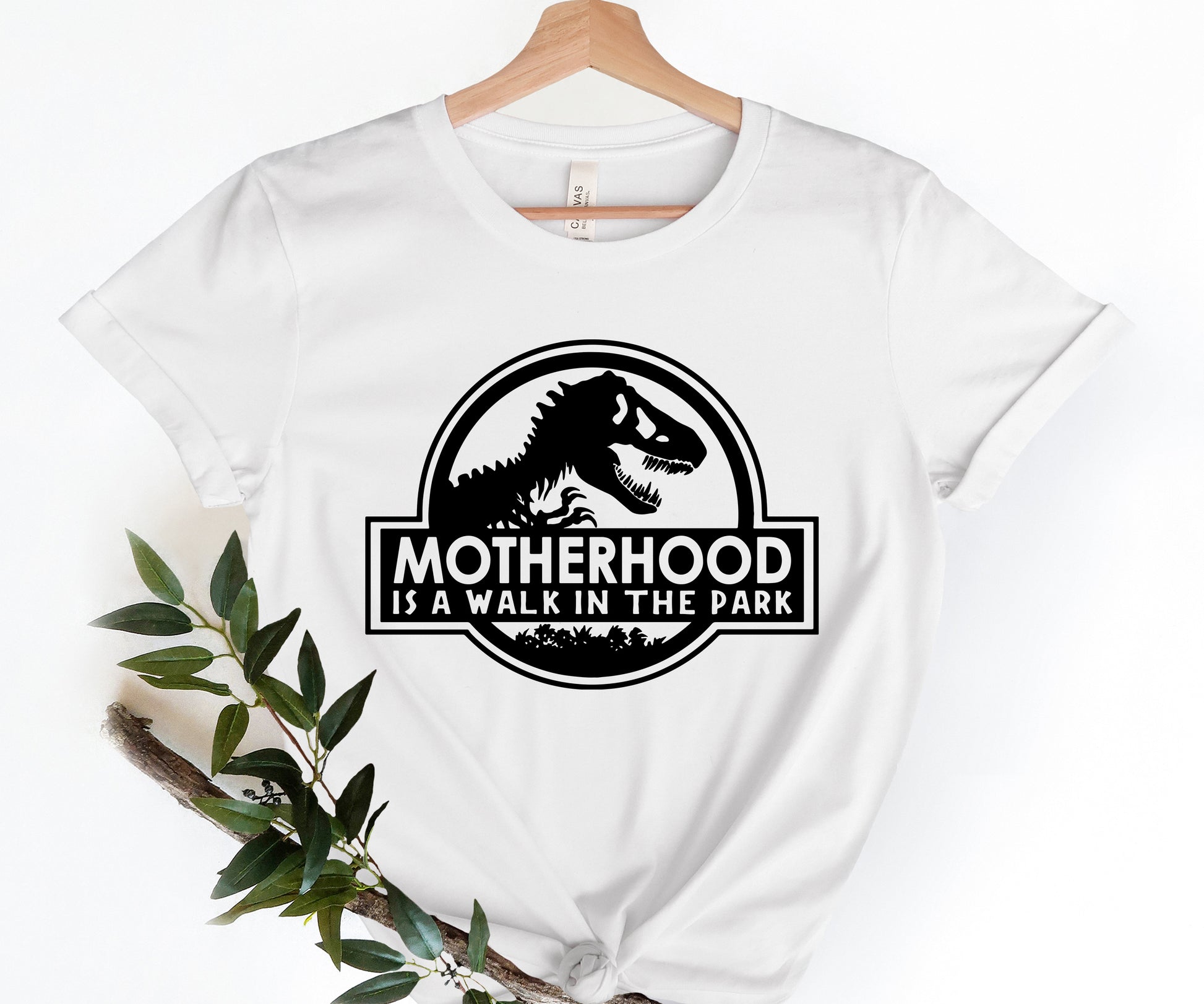 Motherhood Is A Walk In The Park Shirt, Mom Dinosaur, Mama Dinosaur Shirt-newamarketing