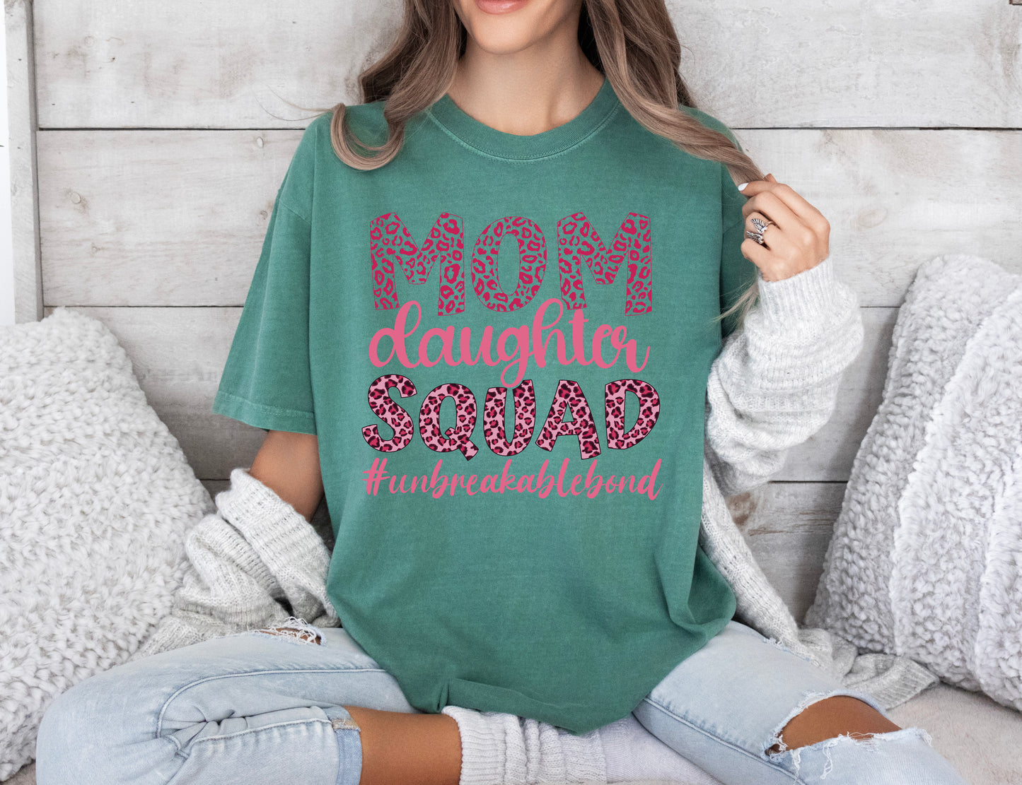 Mom Daughter Squad Shirt, Unbreakable Bond Shirt, Comfort Colors Tee-newamarketing