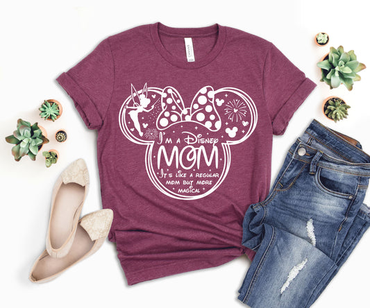Funny Disney Mom Shirts, Disneyland T-shirt, Minnie Mom Shirt-newamarketing