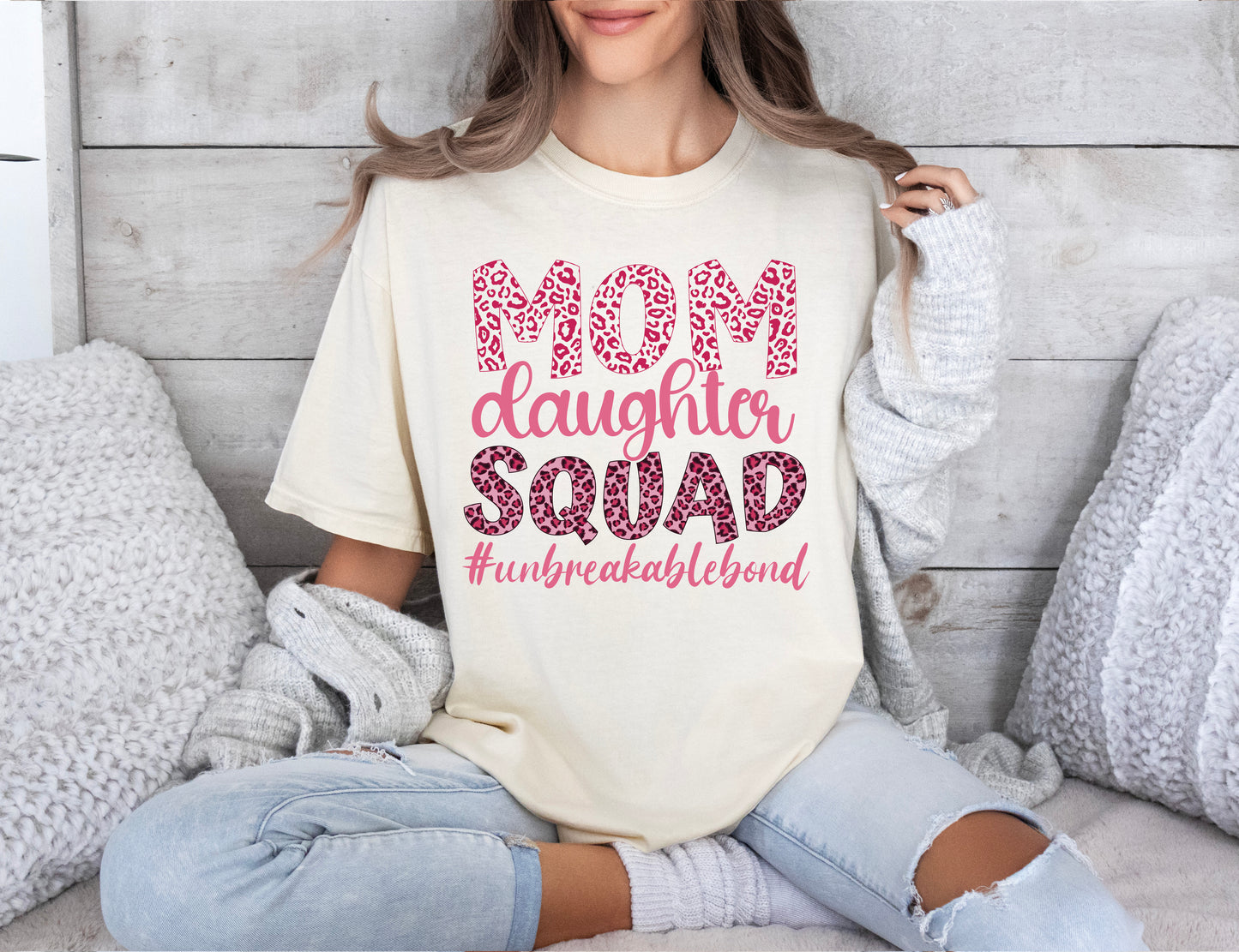 Mom Daughter Squad Shirt, Unbreakable Bond Shirt, Comfort Colors Tee-newamarketing