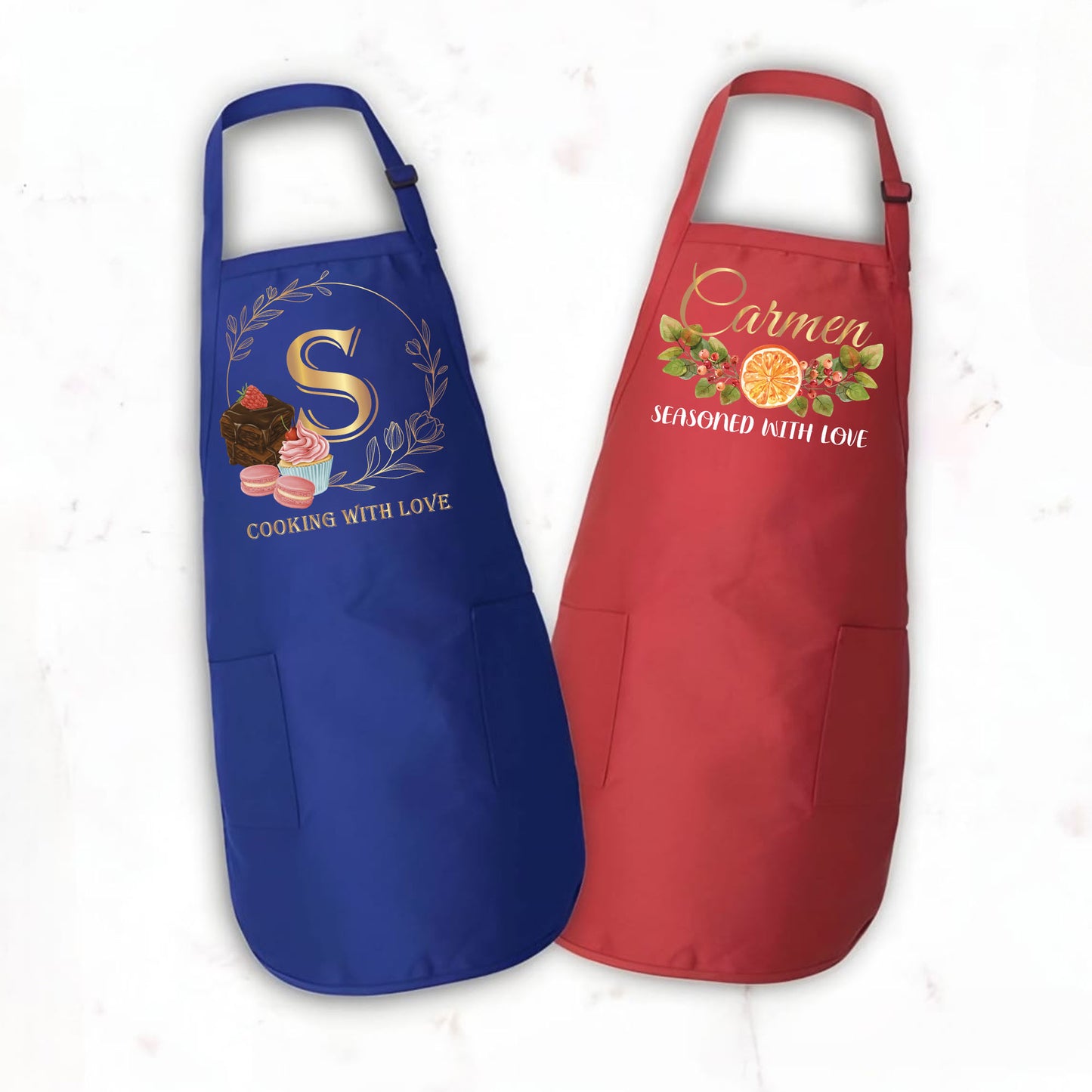 Custom Cooking Apron, Matching Aprons For Family, Personalized Apron-newamarketing