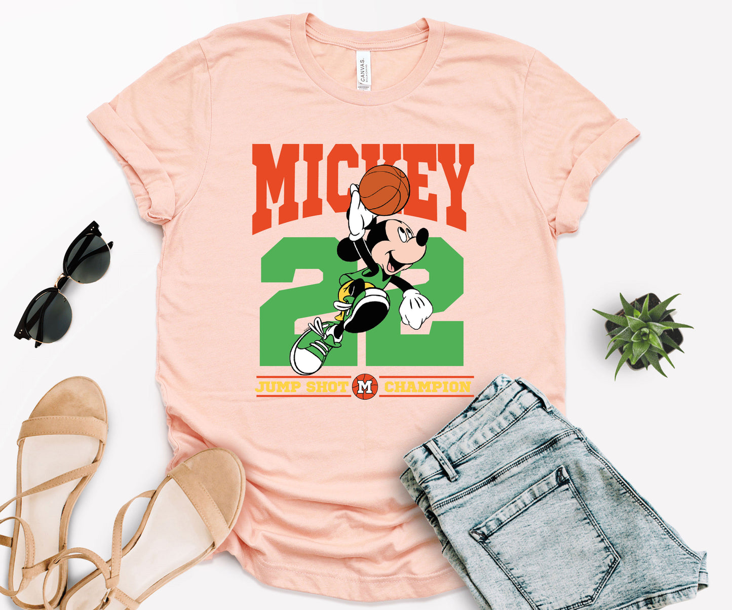 Disney Custom Shirts, Custom Mickey Mouse Shirts, Mickey Basketball Shirt-newamarketing