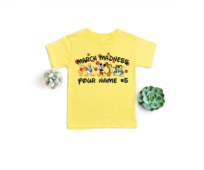 Custom March Madness T-Shirt, Mickey Mouse Basketball Shirt, Shirt Madness-newamarketing