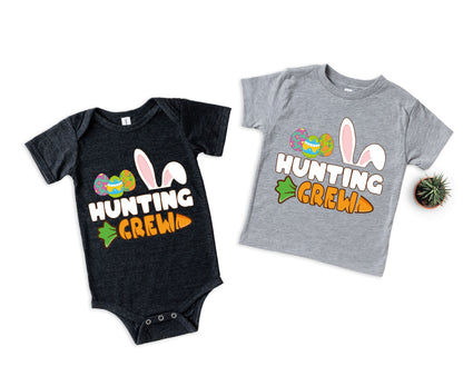 Hunting Crew Shirts, Easter Egg Hunting Shirts, Hunting Easter Bunny-newamarketing