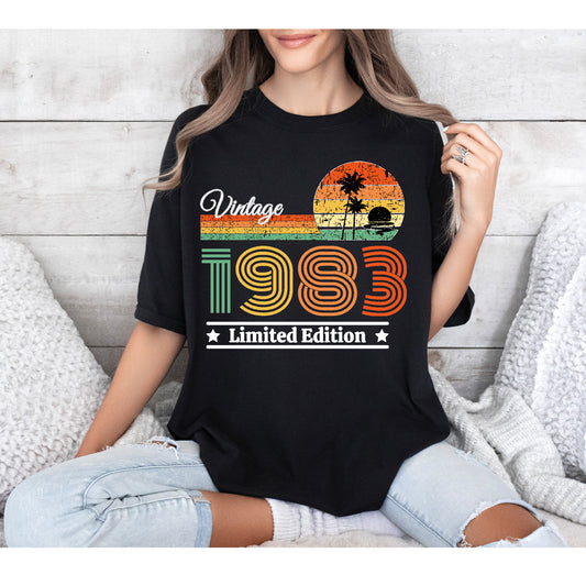 Comfort Color T-Shirts, Vintage 1983 Shirt, 1983 Birthday Shirt-newamarketing