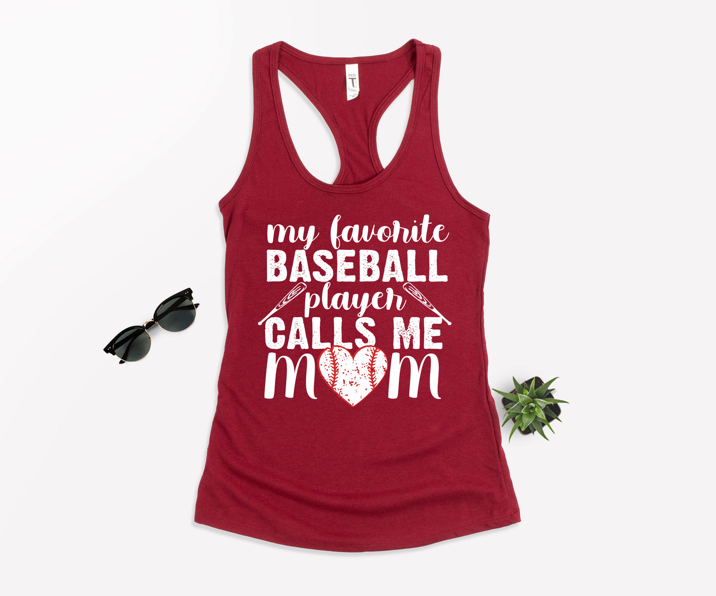 My Favorite Baseball Player Calls Me Mom, Game Day T-Shirt, Baseball Mom T-Shirts-newamarketing