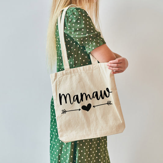 Mama Tote Bag, Grandma Gift, Mamaw Gift-newamarketing